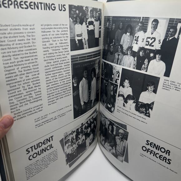 1988 OWEN J. ROBERTS HIGH SCHOOL YEARBOOK POTTSTOWN, PENNSYLVANIA UNMARKED!!! - Picture 5 of 7